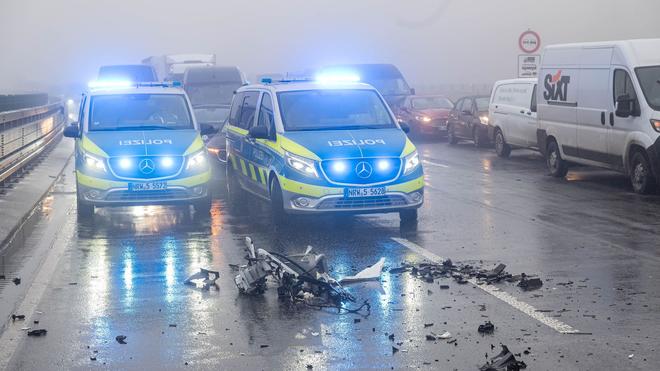 Autobahn 45: Auffahrunfall auf der A45 bei Drolshagen