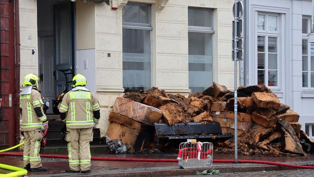 Brände: Brand am Wismarer Marktplatz