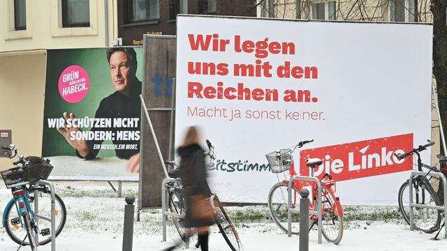 Bundestagswahl: Umfrage: Linke legt deutlich zu – Union mit Einbußen