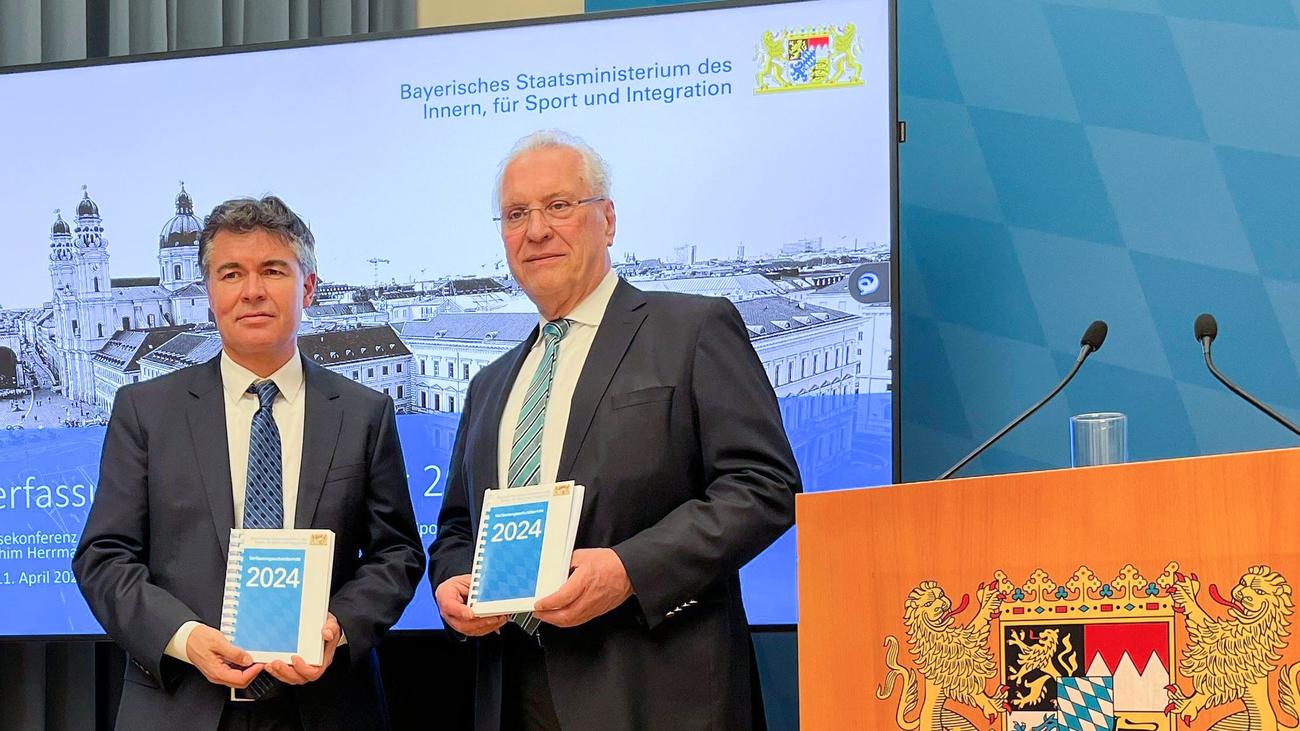 Verfassungsschutzbericht: Herrmann: Gefährdungslage spürbar verschärft