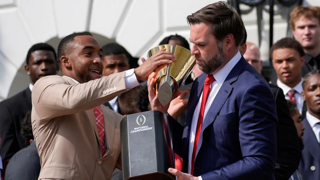 Missing: JD vance disassembles trophy.