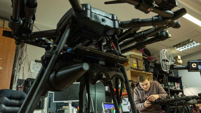War in Ukraine: Odessa meet fight drones. (Archive image)
