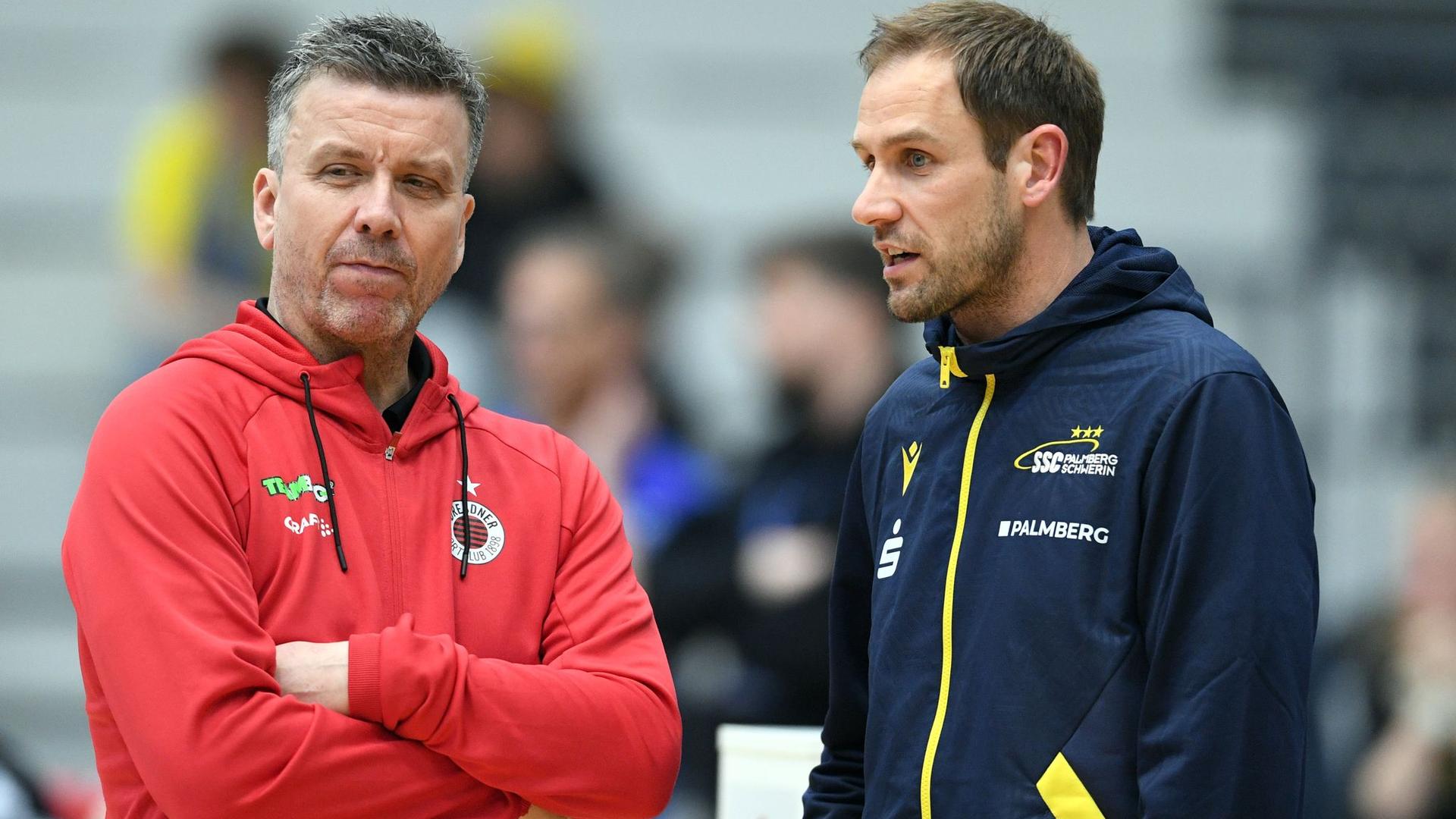 Volleyball-Bundesliga: Schweriner SC gewinnt erstes Finalspiel gegen Dresdner SC