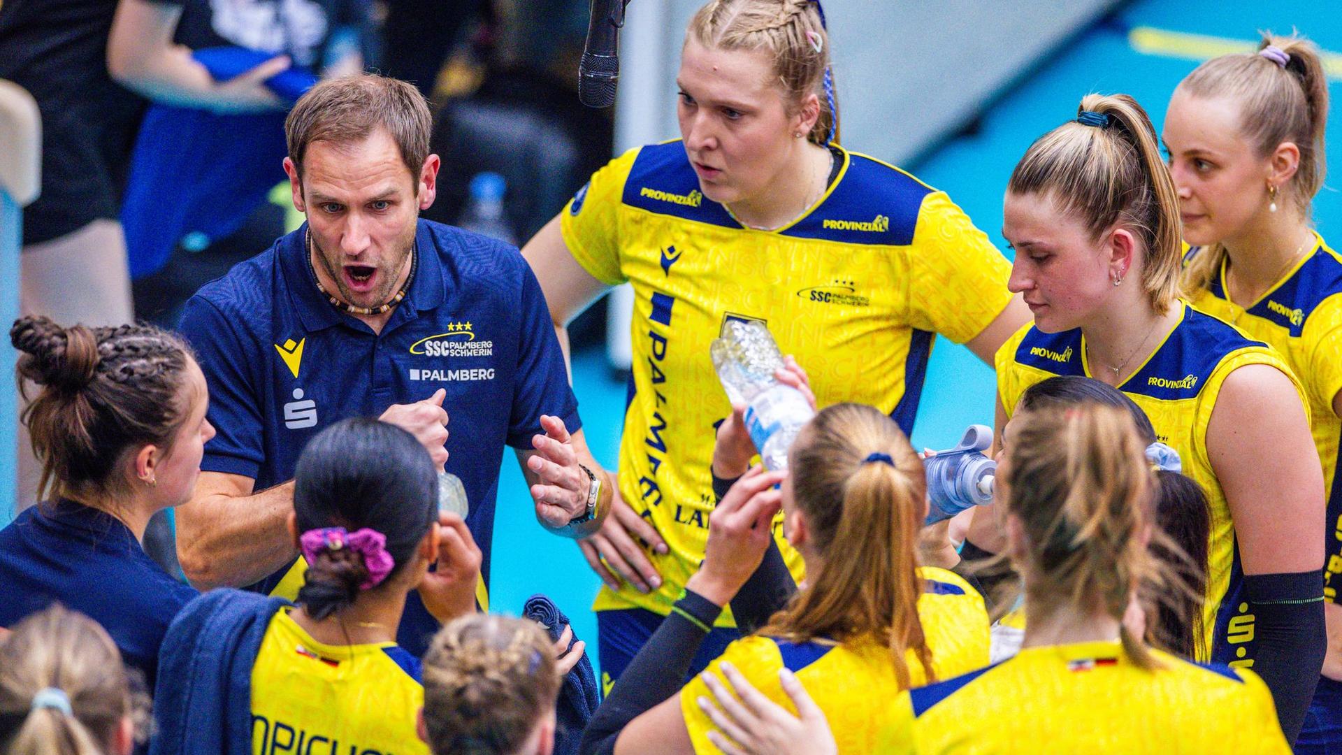 Volleyball-Bundesliga: Schweriner SC gewinnt Titel nach Comeback-Sieg gegen Dresden