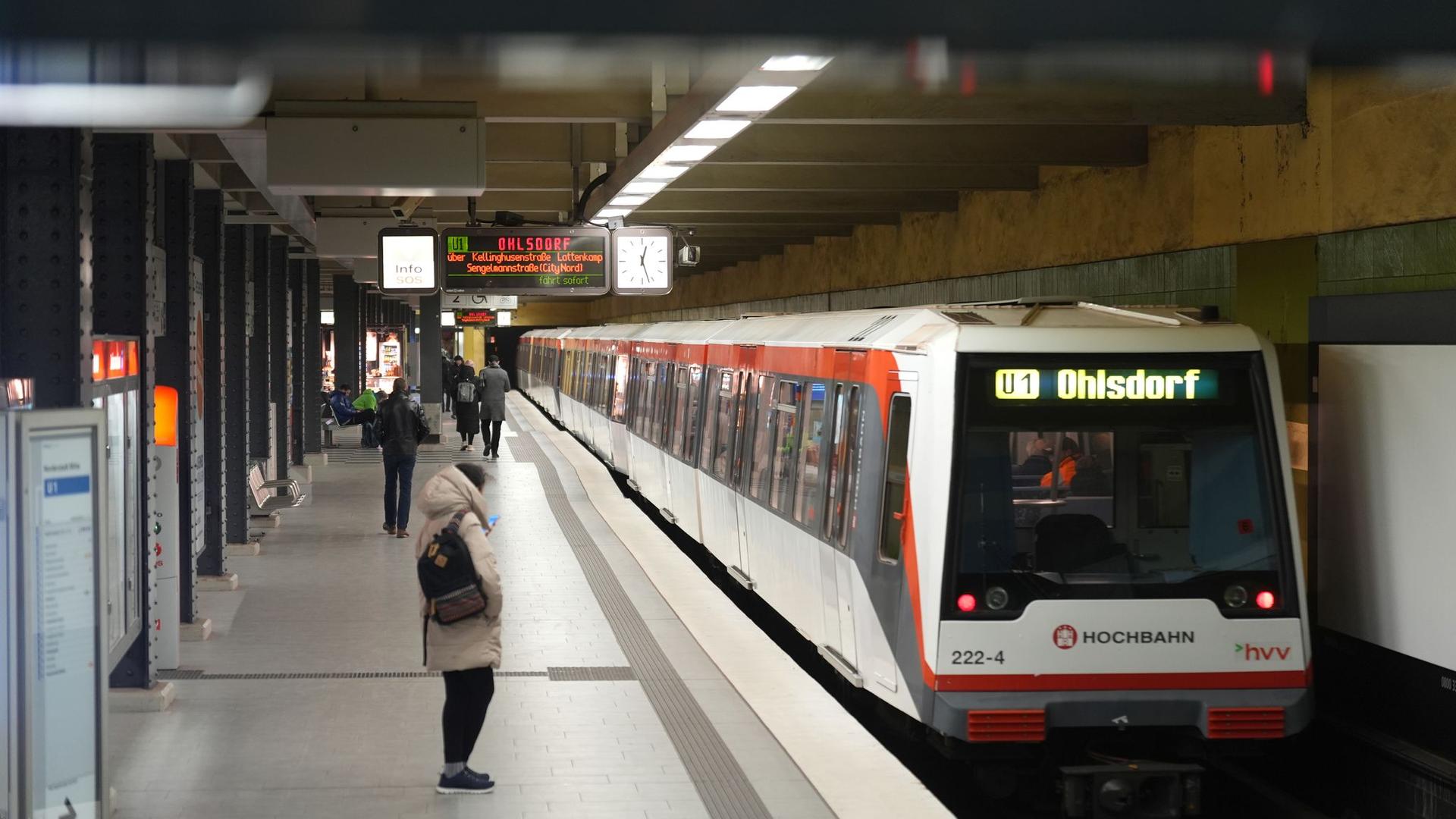 Verkehr: U1-Abschnitt im Norden Hamburgs eine Woche gesperrt