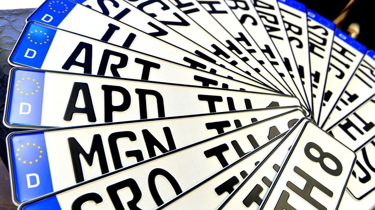 Verkehr: Rund 225.000 "Nostalgie"-Kennzeichen in Thüringen