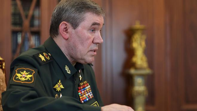 Krieg in der Ukraine: Russlands Generalstabschef Gerassimow soll ins Frontgebiet gereist sein. (Archivbild)