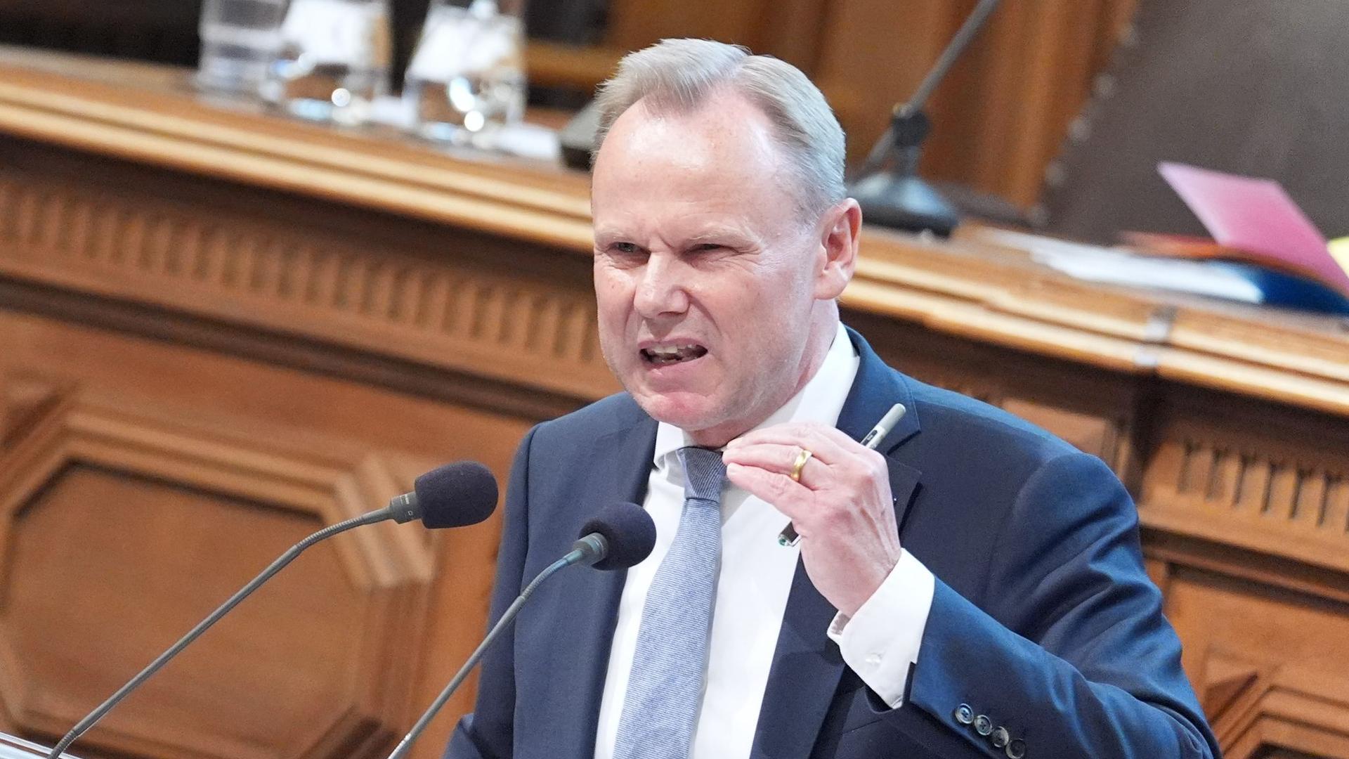 Bürgerschaft: AfD sieht Hamburg auf dem Weg zu einem gescheiterten Staat