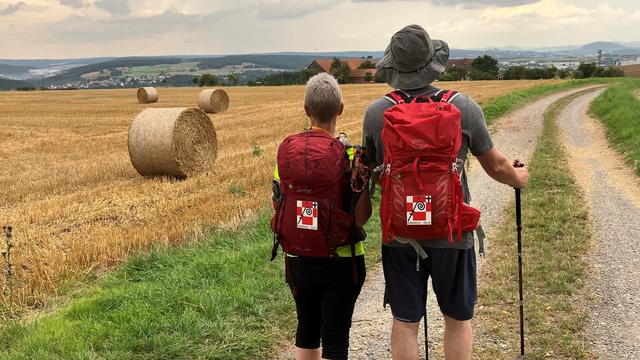 Wandern: Pilgern auf der Bonifatius-Route an einem historischen Tag