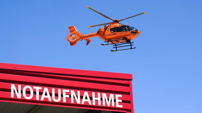  Nach dem Unfall in Norden kamen zwei Rettungshubschrauber zum Einsatz. (Symbolbild)