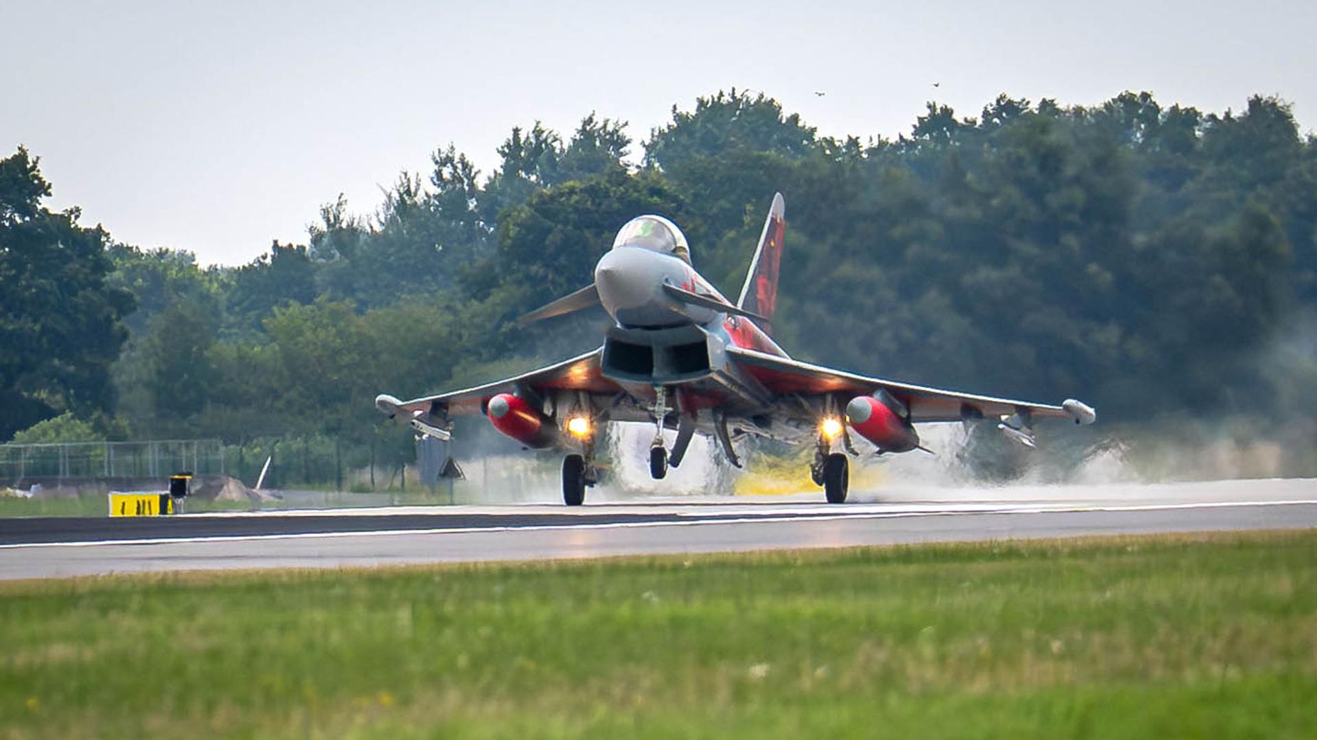 Luftwaffe: "Geiles Gefühl" - Eurofighter landen wieder in Ostfriesland