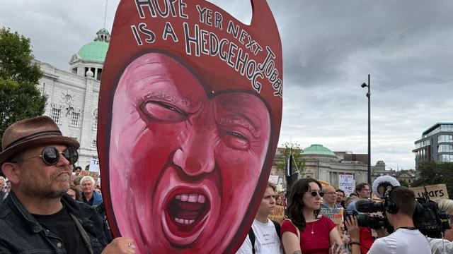 Besuch: "Nicht willkommen": Proteste gegen Trump in Schottland