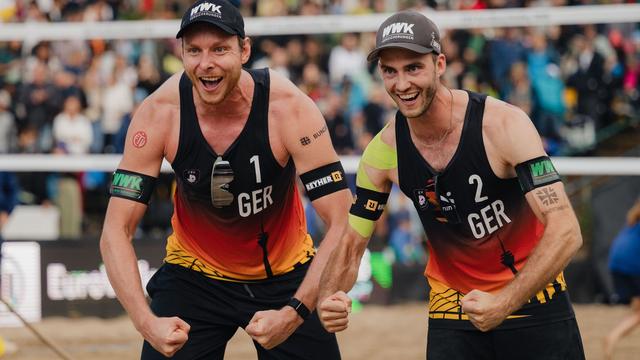 Beach-Volleyball-EM: Müller/Tillmann um Medaille - Wickler/Ehlers auch noch dabei