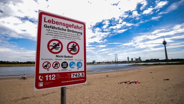 Nach tödlichen Unfällen: Düsseldorf in den Startlöchern für Badeverbot im Rhein