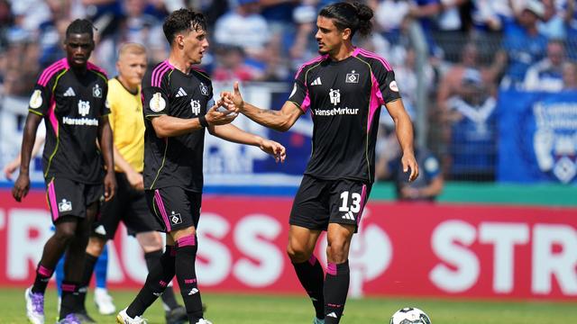 DFB-Pokal: HSV entgeht Blamage - Leipzig mit viel Mühe