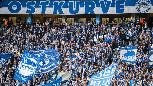 Fußball: Hertha solidarisiert sich mit Fans gegen Verbandsstrafen