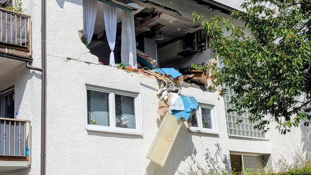Eberbach: Schwerverletzter nach Explosion in Mehrfamilienhaus