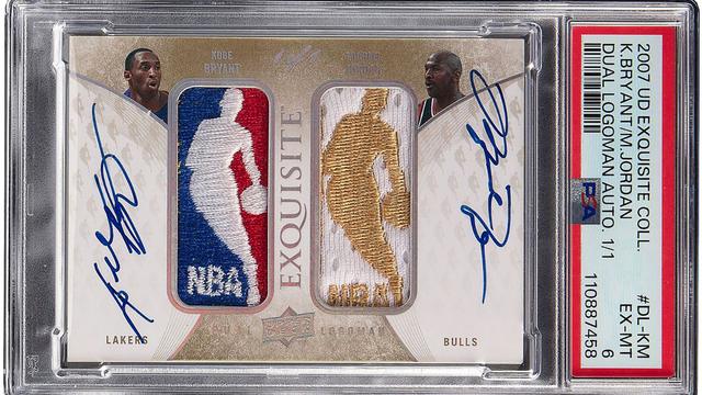 Auktion: Basketballkarte von Bryant und Jordan erzielt Millionen