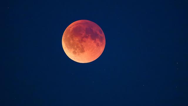 Himmelsphänomen: Rötliche Scheibe: Totale Mondfinsternis über Deutschland