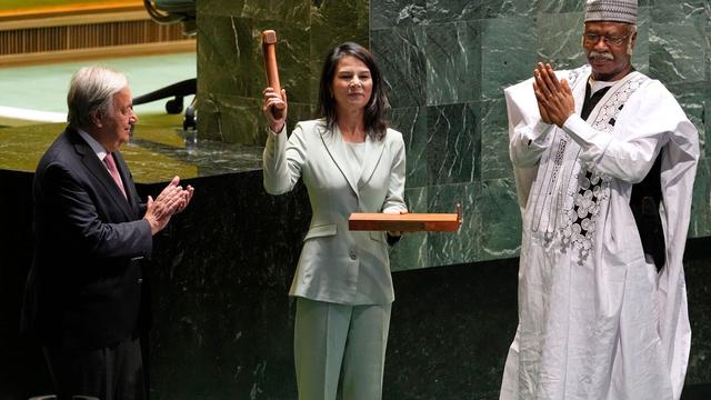 Ex-Außenministerin: Baerbock jetzt offiziell Präsidentin der UN-Vollversammlung