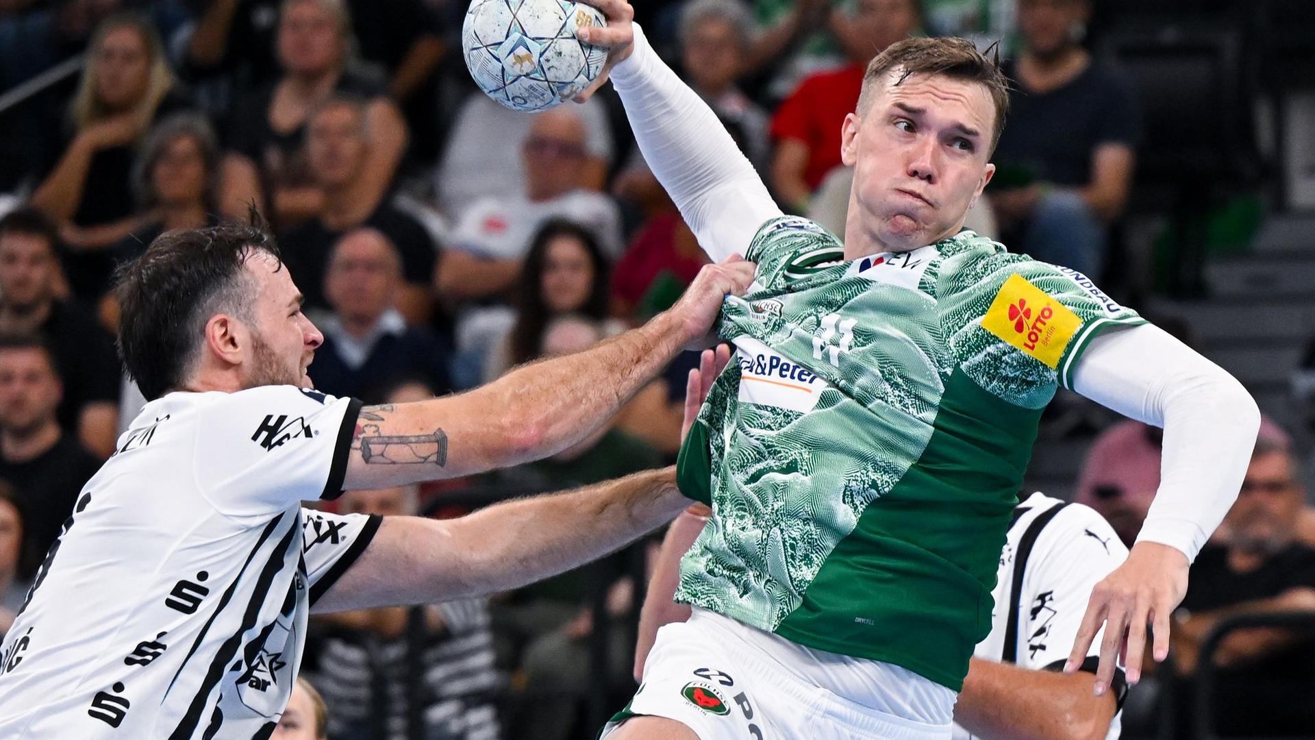 Handball-Bundesliga: Füchse Berlin gewinnen nach hartem Kampf bei Erlangen