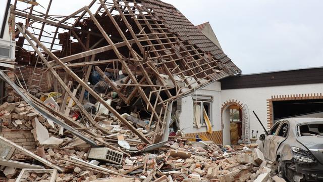 Explosion: Schaden von rund halber Million Euro bei Gebäude-Einsturz