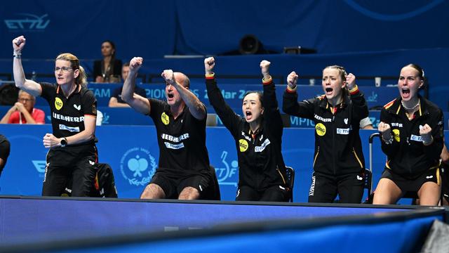Tischtennis: Rekordtitel perfekt: Deutsche Frauen gewinnen Tischtennis-EM