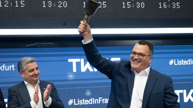 Rüstungsindustrie: Thyssenkrupp-Tochter TKMS mit starkem Börsendebüt