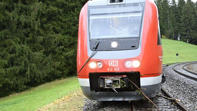 Bahn: Zug im Allgäu entgleist – Strecke nur eingleisig befahrbar