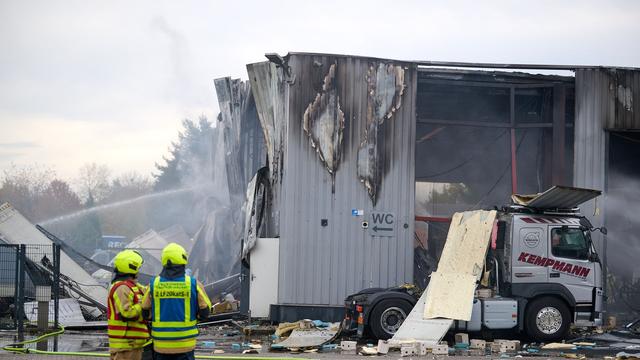 Explosion: Vier Verletzte bei Explosion in Lkw-Werkstatt