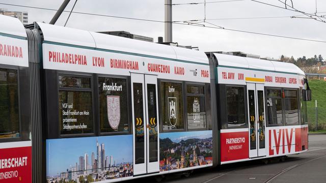 Internationale Beziehungen: Deutsch-ukrainische Freundschaftsbahn rollt durch Frankfurt
