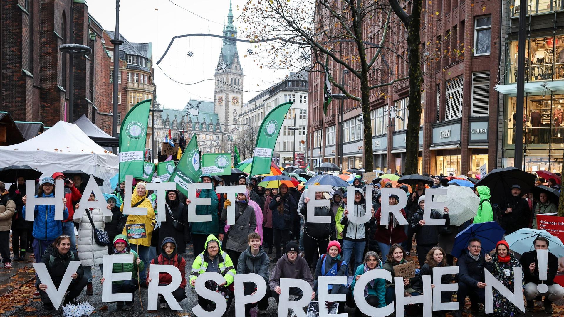 Klima: Fridays for Future demonstriert in Hamburg