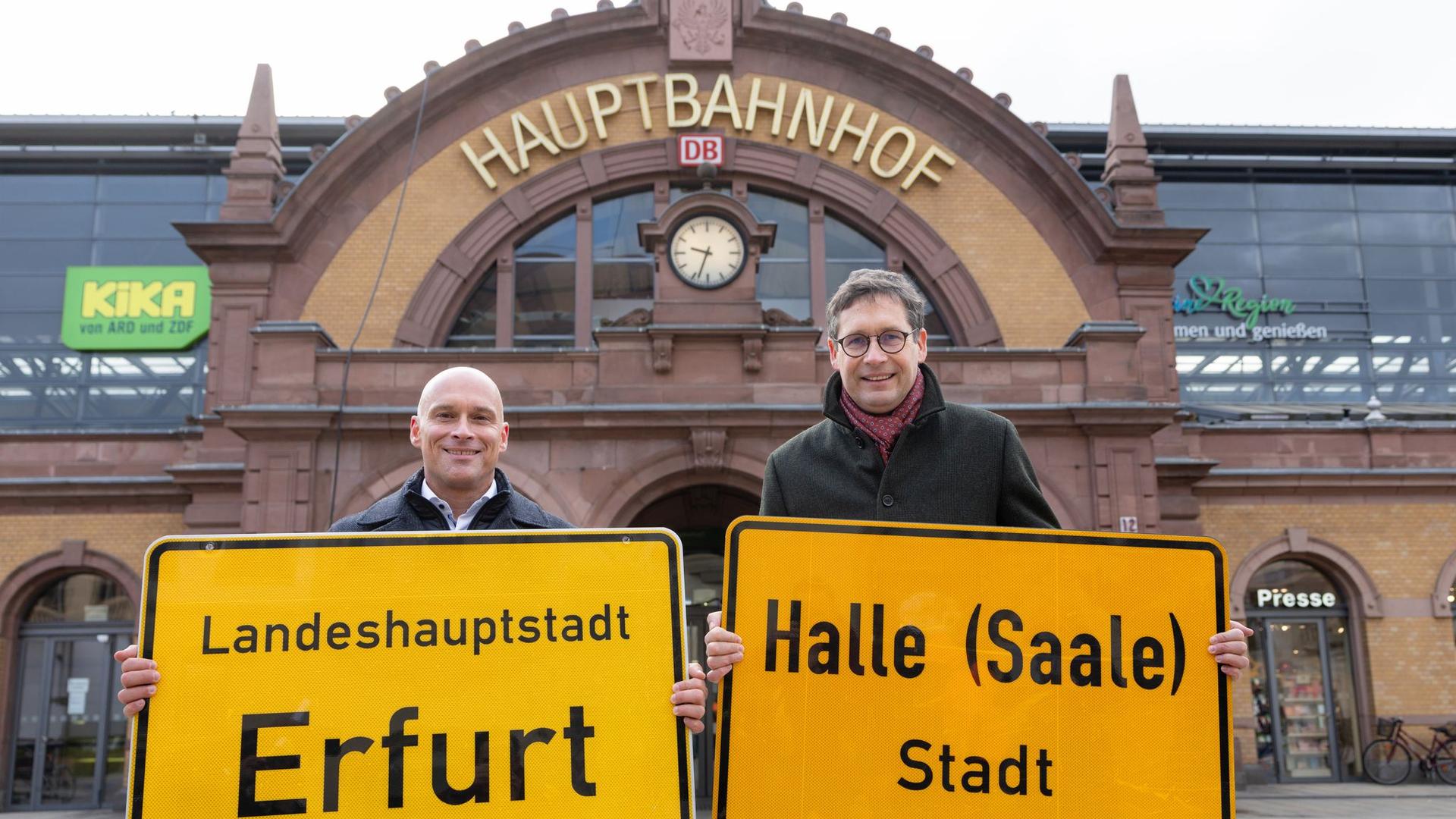 Ansiedlungen: Erfurt oder Halle wollen Konzernzentrale der Deutschen Bahn