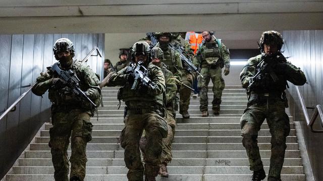 Wachbataillon v Berlinu vadil boj v urbanem okolju