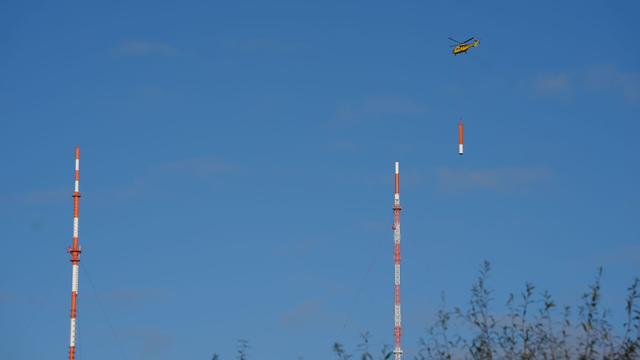 Höchstes Bauwerk: Neuer Sendemast ist Hamburgs höchstes Bauwerk