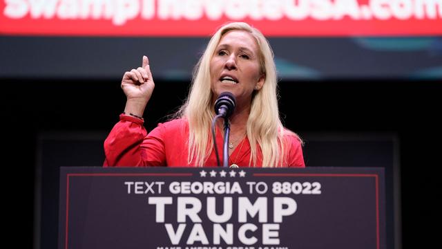 Rechte Abgeordnete: Nach Streit mit Trump: Hardlinerin Greene legt Amt nieder