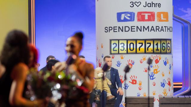 Fernsehen: Rekordwert: RTL-"Spendenmarathon" lässt die Kasse klingeln