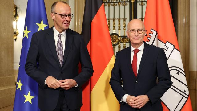 Themen Hafen und Handwerk: Merz sagt Unterstützung für Hamburger Verkehrsprojekte zu