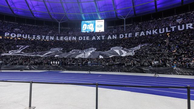 Fußball: Hertha-Präsidium unterstützt Fans: "Der Fußball ist sicher"