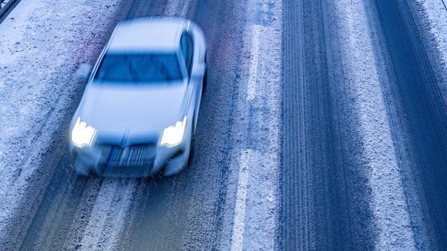 Verkehr: Viele Glätteunfälle in Oberlausitz und Erzgebirge