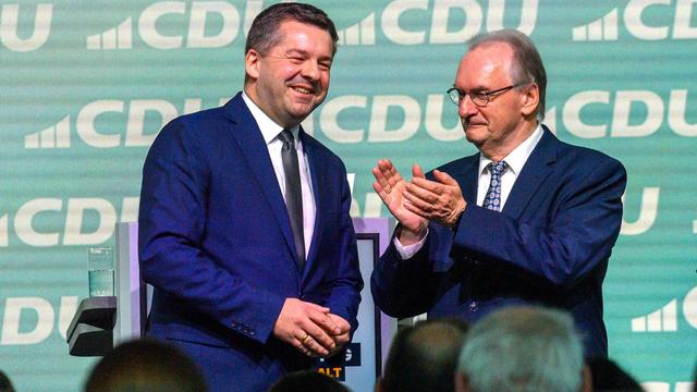 Parteien: Sven Schulze bleibt CDU-Landeschef in Sachsen-Anhalt
