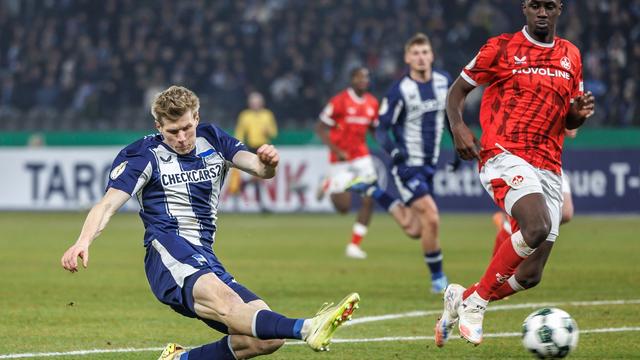 DFB-Pokal: Mit 6:1-Gala ins Viertelfinale: Hertha zerlegt Lautern