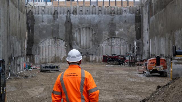 Zweite Stammstrecke: 178-Meter-Bohrer für Münchens neue S-Bahn-Strecke im Bau