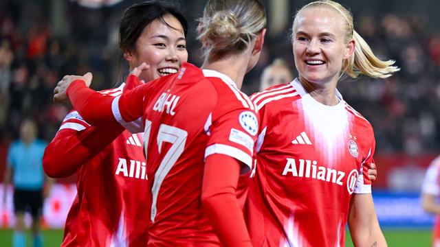 Bundesliga: Bayern-Fußballerinnen feiern klaren Sieg in Frankfurt