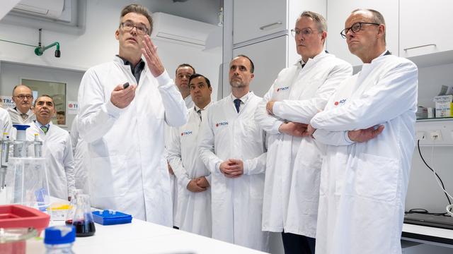 Kanzler in Mainz: Von Trump bis Zukunft - Kanzler-Besuch in Mainz