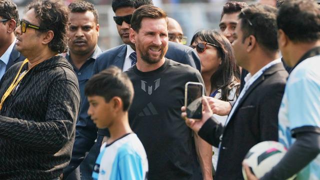 Tour durch Indien: Chaotische Zustände bei Messi-Auftritt in Kalkutta
