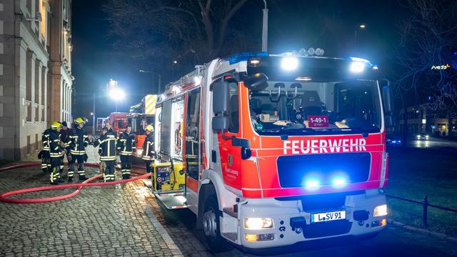 Brände: Kellerbrand in ehemaliger Leipziger Stasi-Zentrale