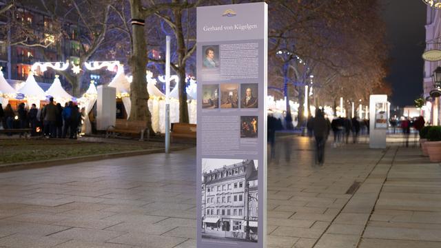 Malerei: Stele auf Caspar-David-Friedrich-Weg in Dresden eingeweiht