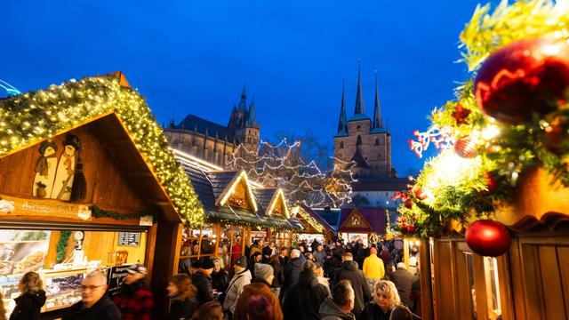 Adventszeit: Erfurter Weihnachtsmarkt zählt 1,4 Millionen Besucher