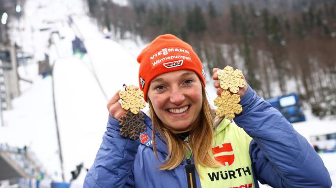 Karriereende: Katharina Schmid beendet ihre Karriere. (Archivbild)